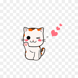 cat, Cat Dog Cuteness Cartoon, A greeting kitten, white, mammal, face png thumbnail