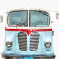 Ice Cream Food Truck Metro Van by Edward Fielding