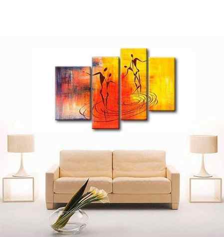 Abstract Painting of Love, Large Acrylic Painting, Abstract Painting on Canvas, Bedroom Wall Art Paintins, Simple Modern Art