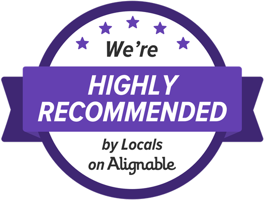 We're highly recommended by locals on Alignable