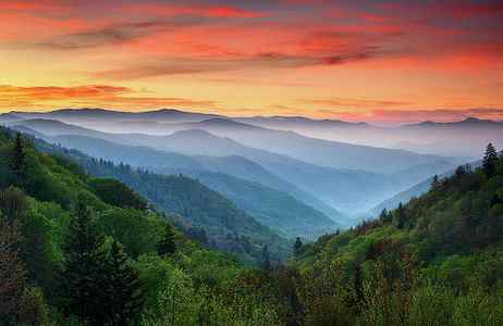 Wall Art - Photograph - Smoky Mountains Sunrise - Great Smoky Mountains National Park by Dave Allen