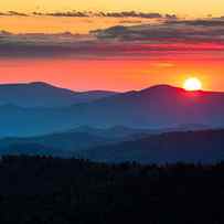 Sunset from Clingman