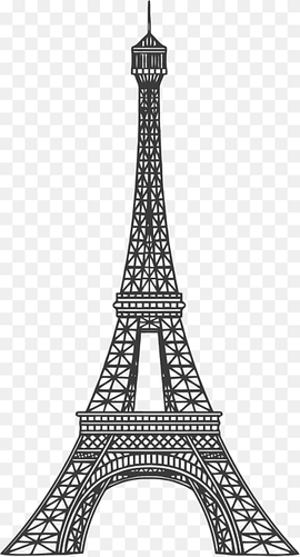 Eiffel Tower graphy, Paris, symmetry, monochrome, world png thumbnail