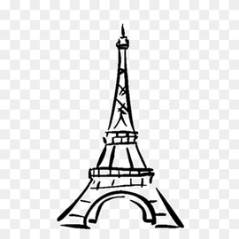 Eiffel Tower illustration , Eiffel Tower Drawing, eiffel tower, pencil, cartoon, tower png thumbnail