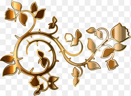 Vine Gold, gold corner, text, flower png thumbnail