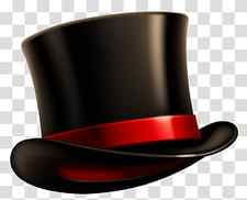 black and red top hat illustration, Top hat Icon, Brown Top Hat transparent background PNG clipart thumbnail