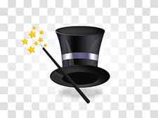 black and gray magician hat, Magic Hat Brewing Company Wand , Magician