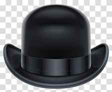 black bowler hat , Bowler hat , Bowler Hat transparent background PNG clipart thumbnail