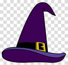purple witch hat , Witch hat Magician , Purple Witch Hat transparent background PNG clipart thumbnail