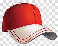Baseball cap , Red Baseball Cap , red and gray fitted cap transparent background PNG clipart thumbnail