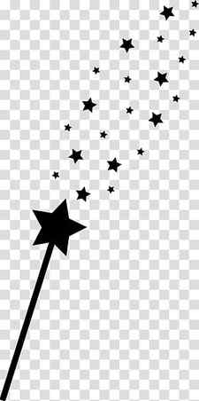 Wand Fairy Magic , Stars Silhouette transparent background PNG clipart thumbnail