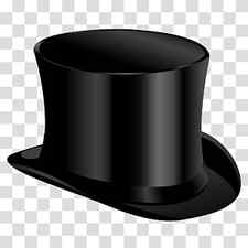 Top hat , Black Cylinder Hat transparent background PNG clipart thumbnail