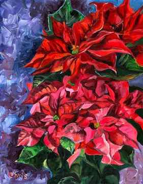 Pink & Red Poinsettia thumb